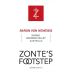 Zonte's Footstep Baron Von Nemesis Shiraz 2012 Front Label