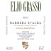 Elio Grasso Barbera d'Alba 2012 Front Label