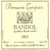 Domaine Tempier Bandol Rouge 2012 Front Label