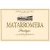 Bodegas Matarromera Prestigio 2012 Front Label