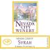 Nevada City Winery Sierra Foothills Syrah 2012 Front Label