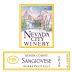 Nevada City Winery Sangiovese 2010 Front Label