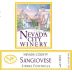 Nevada City Winery Sangiovese 2013 Front Label