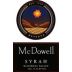 McDowell Reserve Syrah 1999 Front Label
