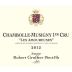 Domaine Robert Groffier Chambolle Musigny Les Amoureuses Premier Cru 2012 Front Label