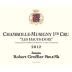 Domaine Robert Groffier Chambolle Musigny Les Hauts Doix Premier Cru 2012 Front Label