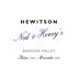 Hewitson Ned & Henrys Shiraz Mourvedre 2013 Front Label