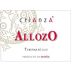 Allozo Crianza 2013 Front Label