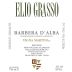 Elio Grasso Barbera d'Alba 2013 Front Label