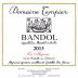 Domaine Tempier Bandol La Migoua Rouge 2013 Front Label