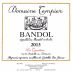 Domaine Tempier Bandol La Tourtine Rouge 2013 Front Label