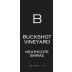 Buckshot Shiraz 2013 Front Label