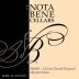 Nota Bene Cellars Ciel du Cheval Vineyard Syrah 2012 Front Label