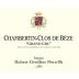 Domaine Robert Groffier Chambertin-Clos de Beze Grand Cru 2013 Front Label