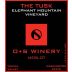 O.S Winery The Tusk Elephant Mountain Vineyard Merlot 2010 Front Label