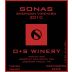 O.S Winery Sonas Merlot 2010 Front Label