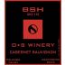 O.S Winery BSH Cabernet Sauvignon 2010 Front Label