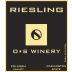 O.S Winery Riesling 2012 Front Label