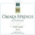 Omaka Springs Pinot Gris 2014 Front Label