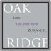 Oak Ridge Winery Ancient Vine Zinfandel 2014 Front Label