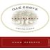 Oak Grove Family Reserve Petite Sirah 2009 Front Label