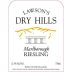 Lawson's Dry Hills Riesling 2014 Front Label