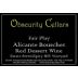Oakstone Winery Alicante Bouschet Red Dessert Wine 2014 Front Label