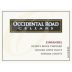 Occidental Road Cellars Helens Ridge Zinfandel 2012 Front Label