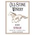 Old Stone Vineyard & Winery Syrah 2009 Front Label