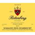 Zind-Humbrecht Rotenberg Pinot Gris 2014 Front Label