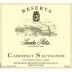 Santa Rita Reserva Cabernet Sauvignon 2000 Front Label