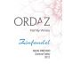 Ordaz Family Wines Maus Vineyard Zinfandel 2012 Front Label