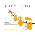 Falesco Grechetto 2015 Front Label