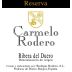 Carmelo Rodero Riserva 2015 Front Label