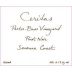 Ceritas Porter-Bass Vineyard Pinot Noir 2013 Front Label