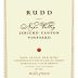 Rudd Jericho Canyon Vineyard Proprietary Red 1999 Front Label