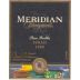 Meridian Paso Robles Syrah 1999 Front Label