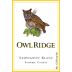 Owl Ridge Wines Sauvignon Blanc 2014 Front Label