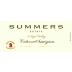Summers Estate Cabernet Sauvignon 2013 Front Label