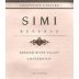 Simi Reserve Chardonnay 1999 Front Label