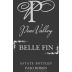 Pear Valley Belle Fin 2010 Front Label