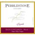 Pebblestone Cellars Ellis Vineyards Block 7 Syrah 2011 Front Label