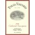 Perata Vineyards Cabernet Sauvignon 2004 Front Label