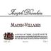 Joseph Drouhin Macon-Villages 2001 Front Label