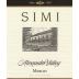 Simi Alexander Valley Merlot 2000 Front Label