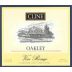 Cline Oakley Vin Rouge 2001 Front Label