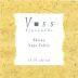 Voss Vineyards Shiraz 1999 Front Label
