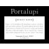 Portalupi Pinot Noir 2012 Front Label
