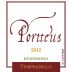 Portteus Vineyards Tempranillo 2012 Front Label