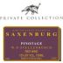 Saxenburg Pinotage Private Collection 1998 Front Label